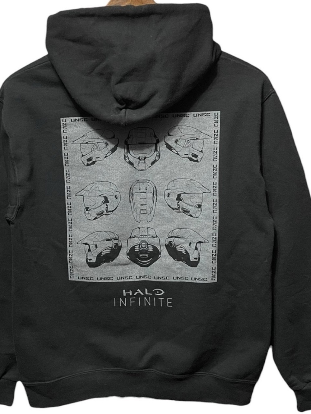 halo Infinite USNC United Nations space command graphic video game hoodie top